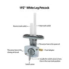 Fuel Petcock Valve For Kawasaki Ninja 500 500R EX500A EX500D Vulcan 500 EN500A
