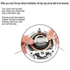Fuel Gas Tank Cap For Kawasaki Ninja 400 650 H2R ZX-6R 1000SX ZX-10R ZX-10RR