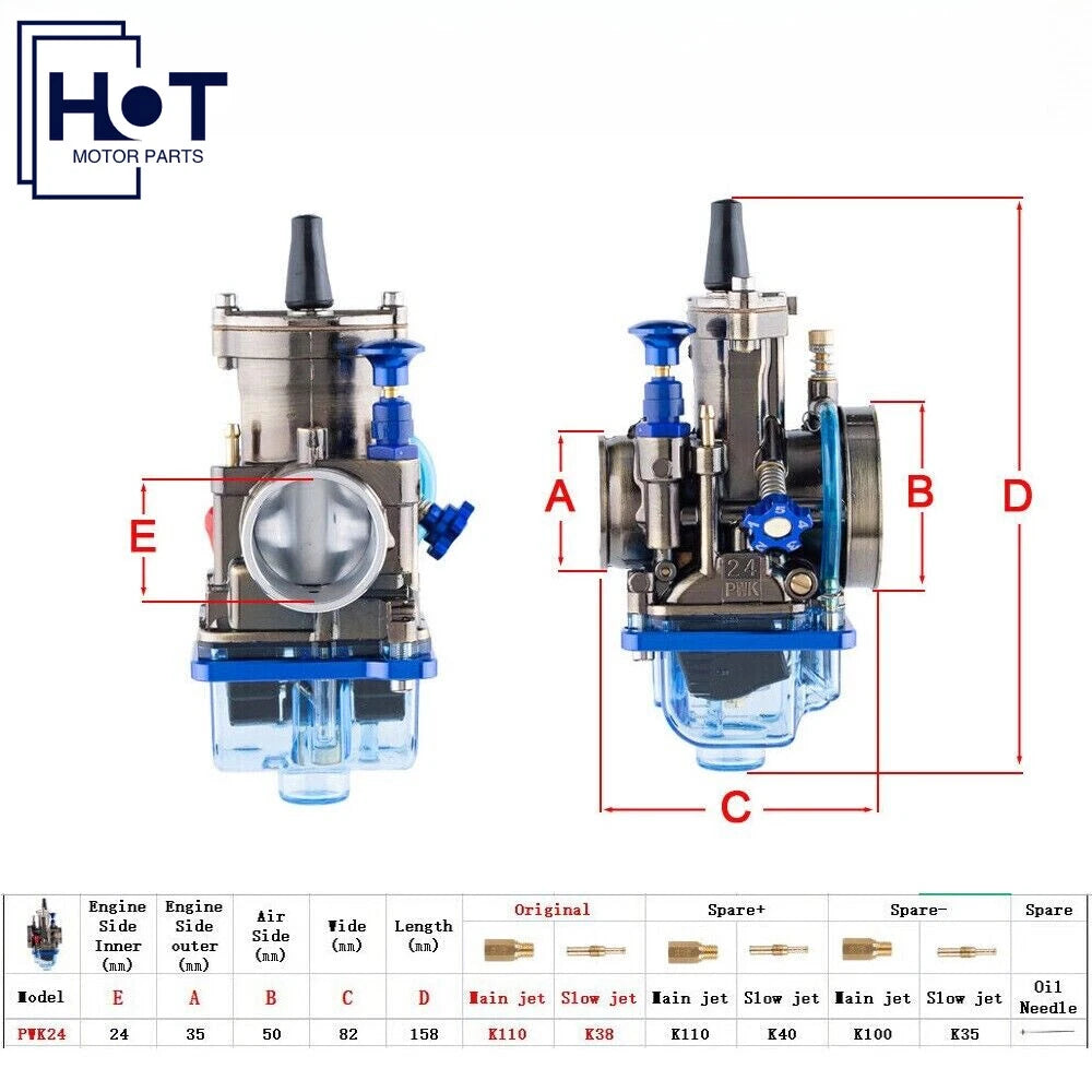 PWK 24 Carburetor Power Jet