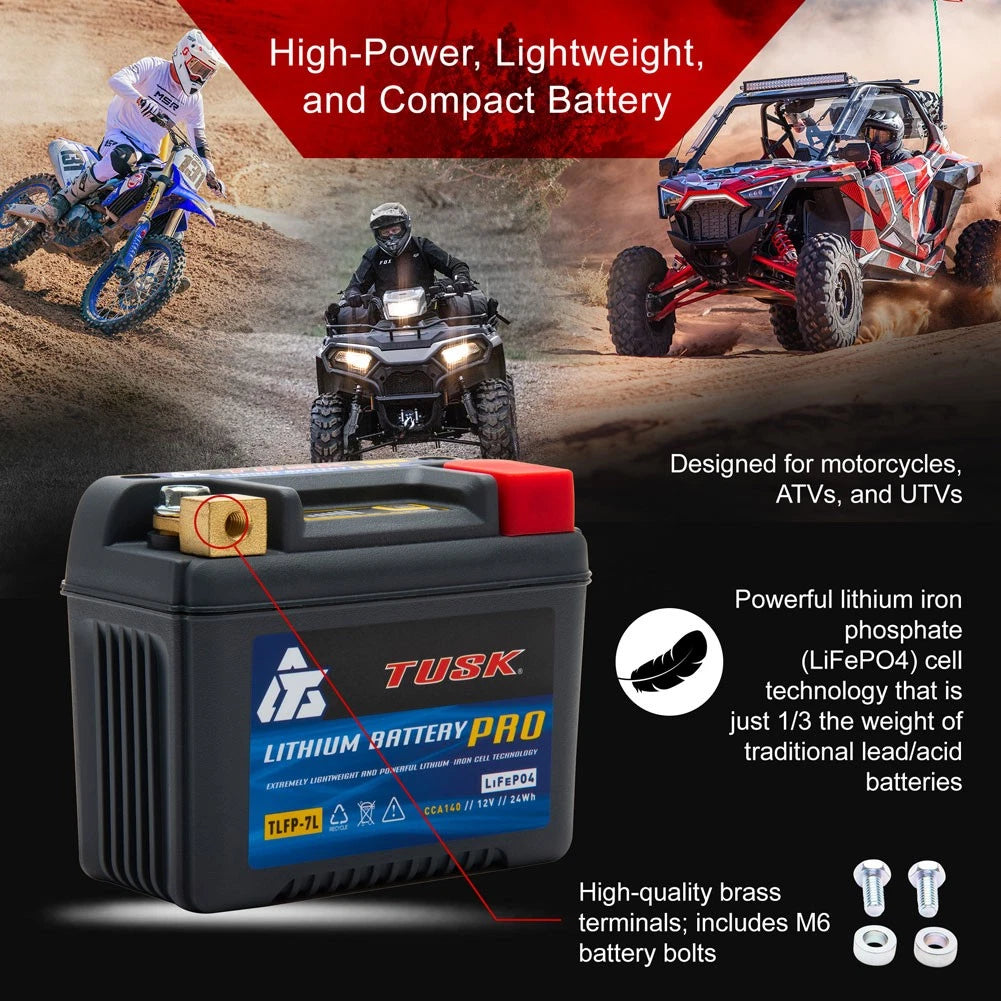 Tusk Lithium Pro Battery TK1230-LN1 1936090007